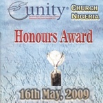Nigerian Unity Honours Award 2009 Program Cover